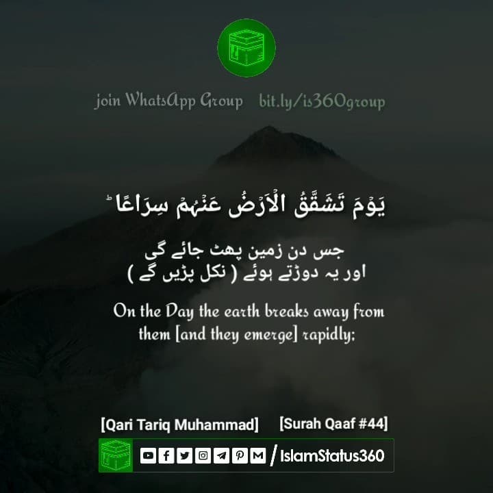 Surat Qaaf # 44